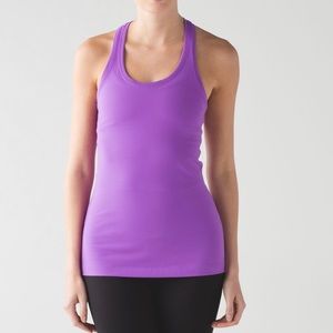 Lululemon cool racerback II tank- moonlit magenta